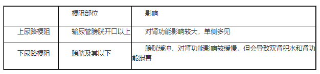 2022临床助理医师二试/延考必记|上、下尿路梗阻鉴别.png